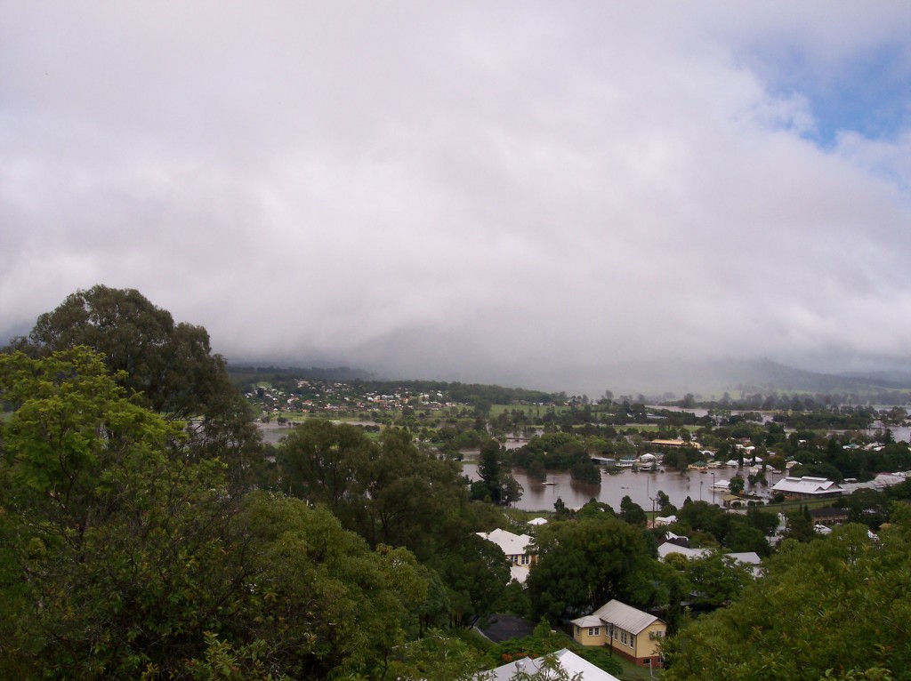 View due-west from the local lookout