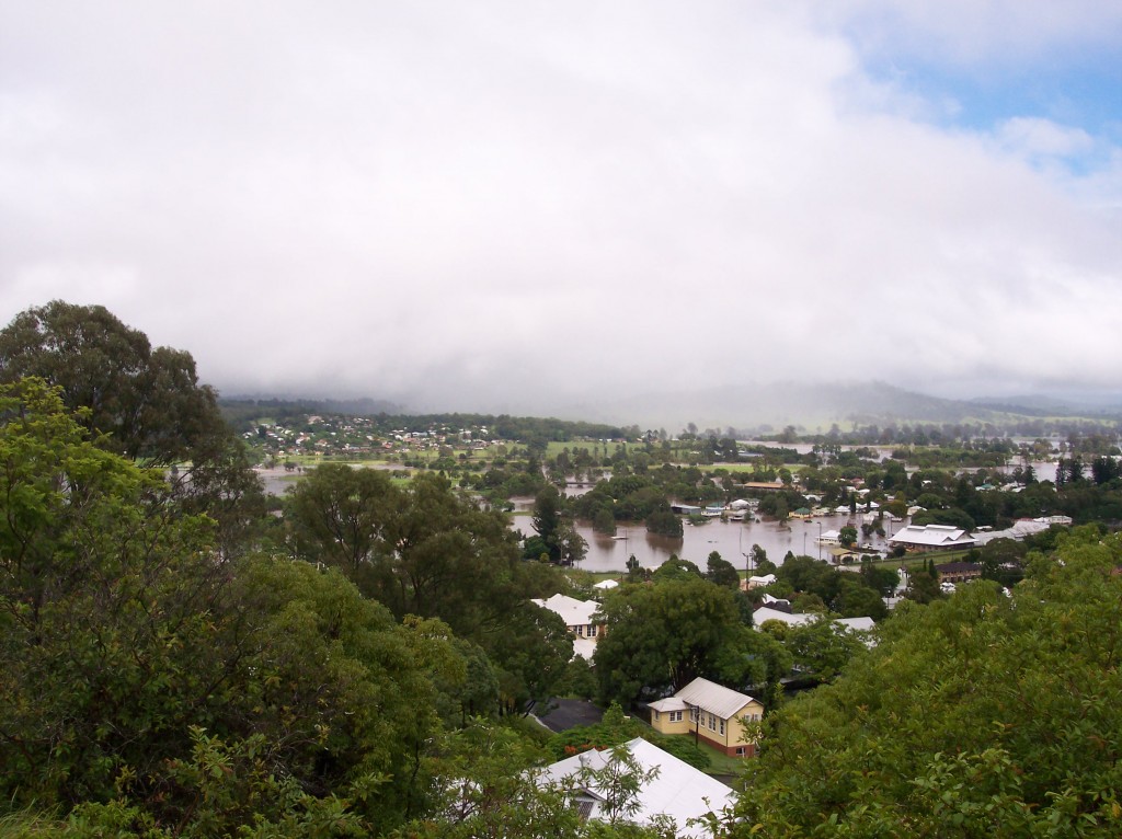 View due-west from the local lookout