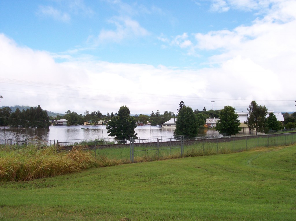 Looking from near SES base accross Don Gully oval