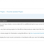 Featured Plugins: Plugin listing