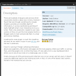Plugin Information dialogue