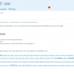 The Search page